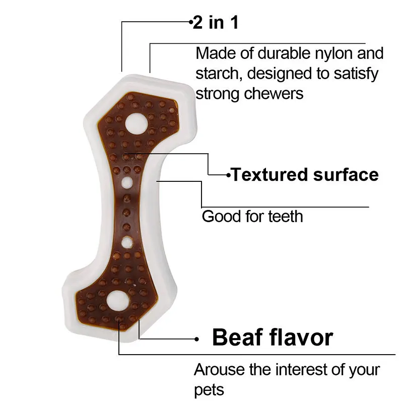 2 in 1 toy nylon and treat combo