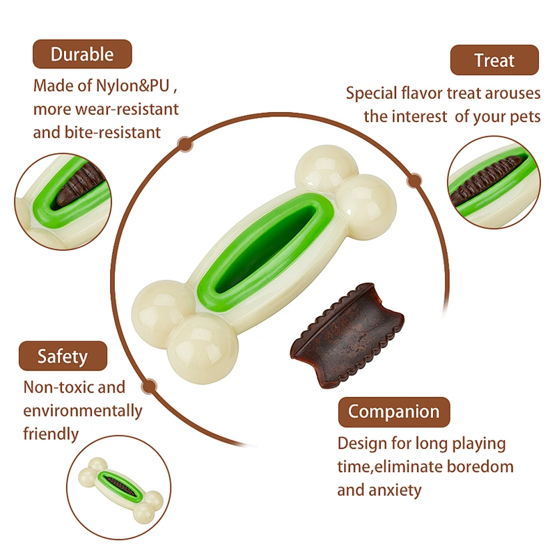 Nylon with PU Treat Bone