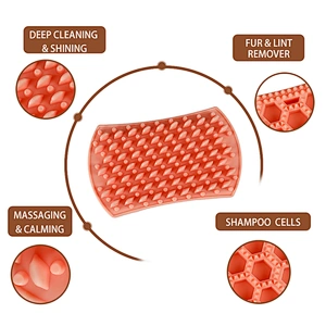 Dog Brush for Grooming, Brushing and Bathing Dog & Cats, Great for the Bath Deshedding and Massaging Your Pet