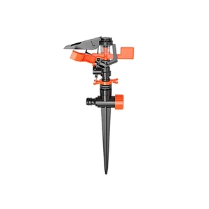 360 degree garden Plastic impulse garden water sprinklers with plastic spike