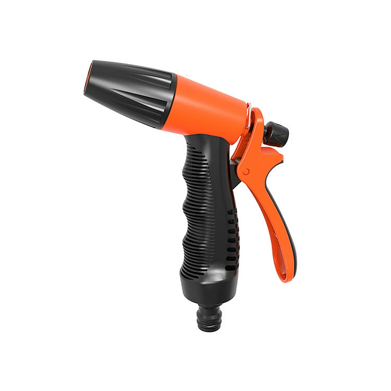 Plastic Back Trigger Garden Water Hose Nozzle Spray Gun With Soft Grip Handle