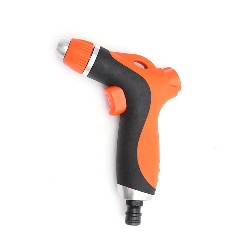Twist Click Trigger Garden High Pressure Hose Zinc Metal Nozzle Water Spray Gun