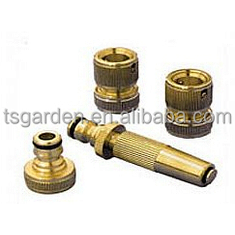 shut-off varable spray brass hose nozzle set