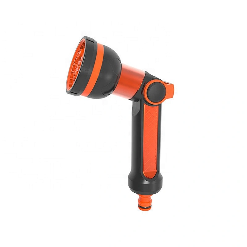 Plastic Garden High Pressure Water Hose Spray Nozzle Water Gun With Soft Handle