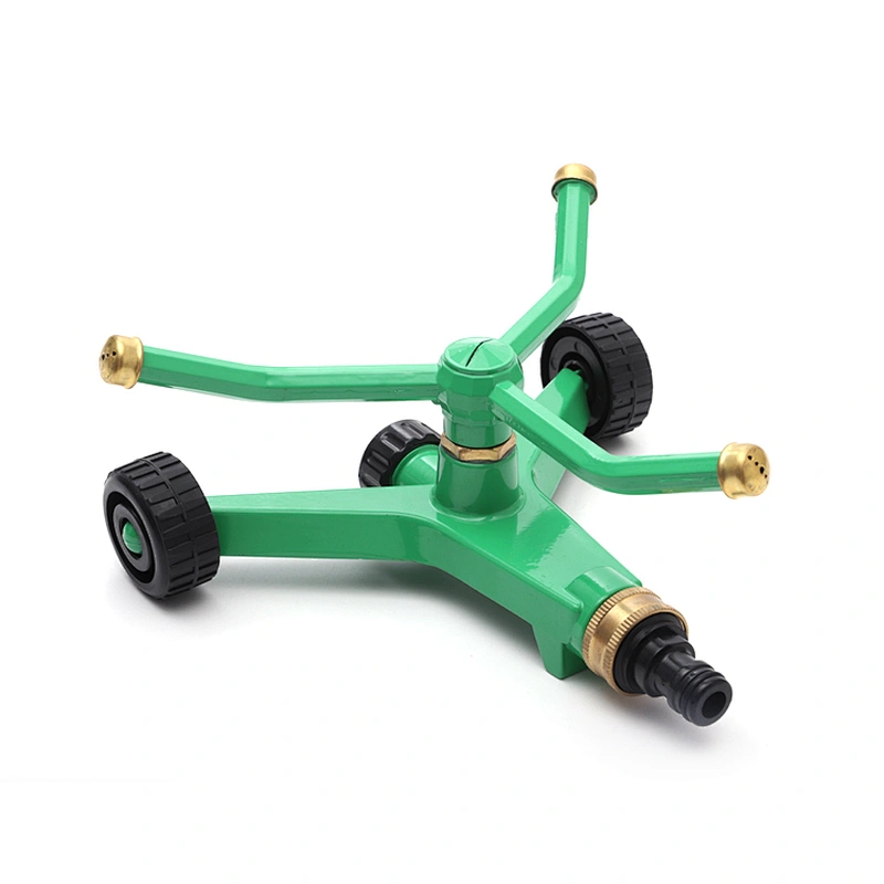 Tripod Airplane Shape Garden Water 360 Degree Rotating Lawn Sprinkler Irrigation