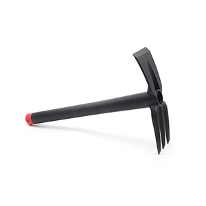 Garden Mini Nylon Plastic Double End Hand Tool Rake And Hoe With Soft Handle