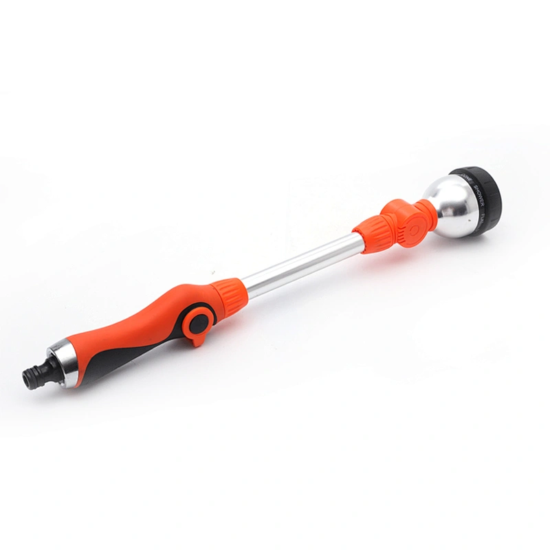 AL Plastic High Pressure Garden Lawn Irrigation 8 Functions Nozzle Water Spray Gun Wand