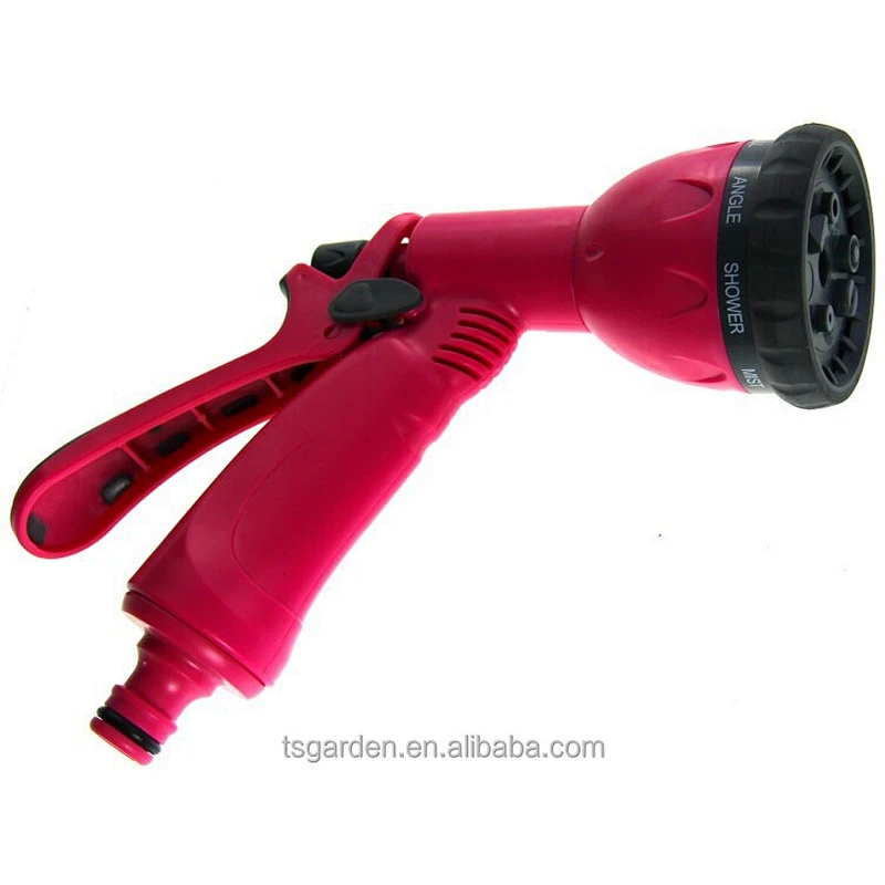 New 8 function garden plastic water nozzle