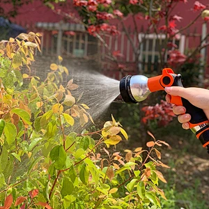 Garden Zinc 8 Function Adjustable Water Irrigation Spray Gun With Soft Handle
