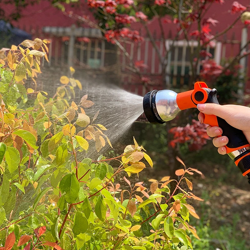 Garden Zinc 8 Function Adjustable Water Irrigation Spray Gun With Soft Handle