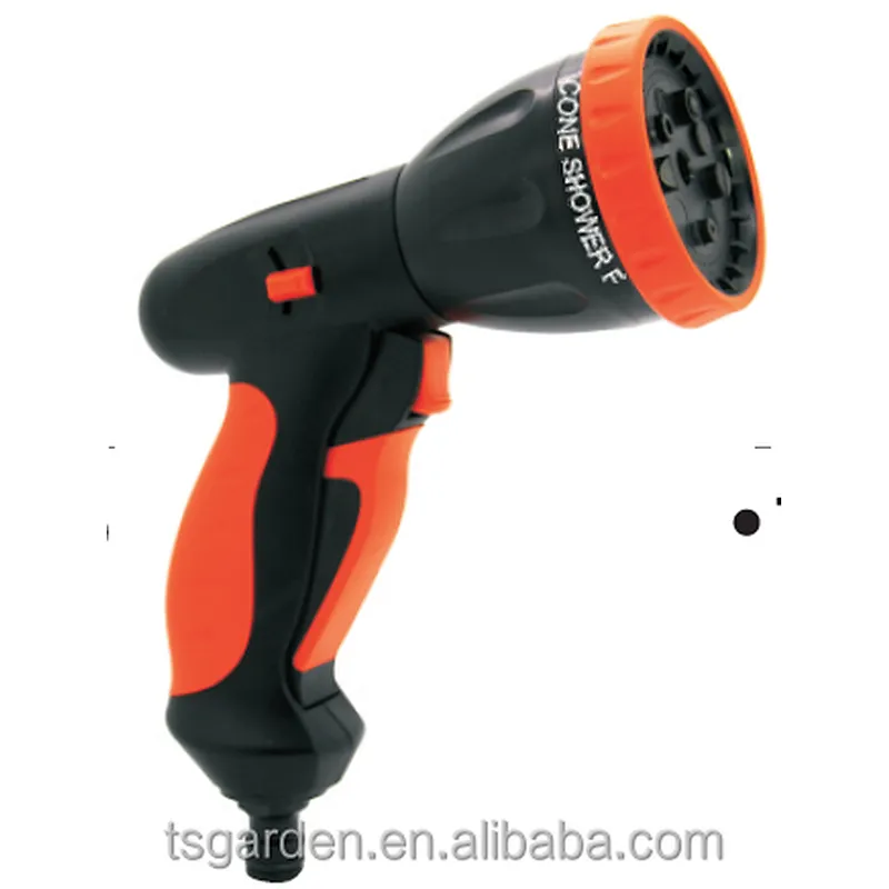 Thumb-control 9 pattern plastic water pistol
