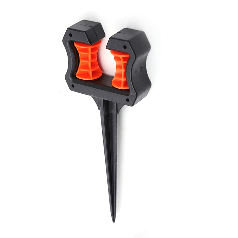 Garden Plastic Fixed Water Pipe Holder Hose Guide With Spike