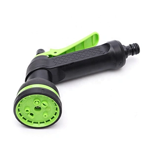 Garden ABS Plastic High Pressure 8 Functions Hose Nozzle Hand Water Sprayer Gun