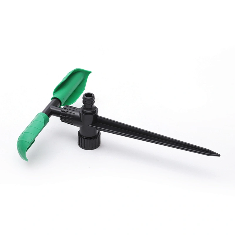 Garden 2 Arms Decorative Small Farm Irrigation Sprinkler Equipment With Spike