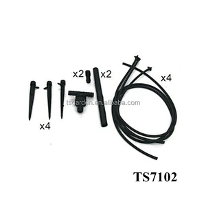 DIY automatic garden flower micro drip irrigation system