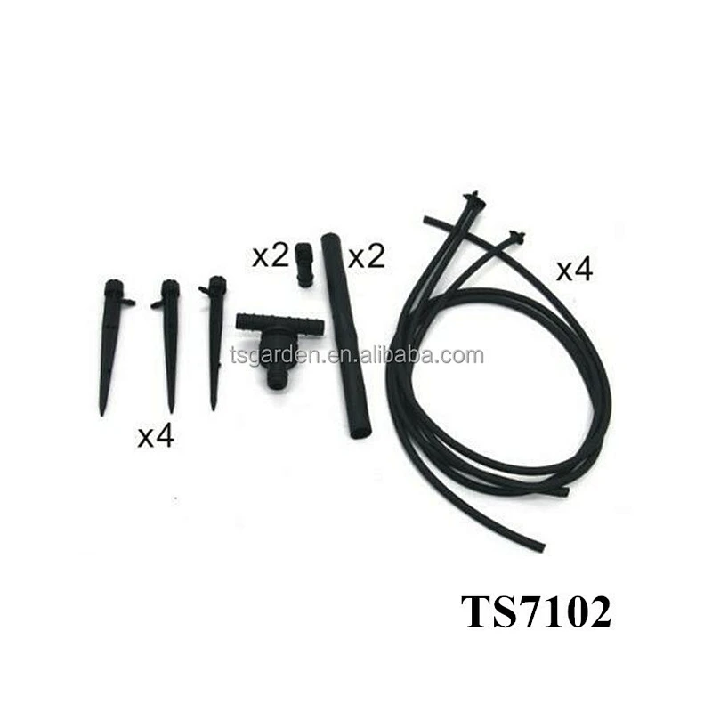 DIY automatic garden flower micro drip irrigation system