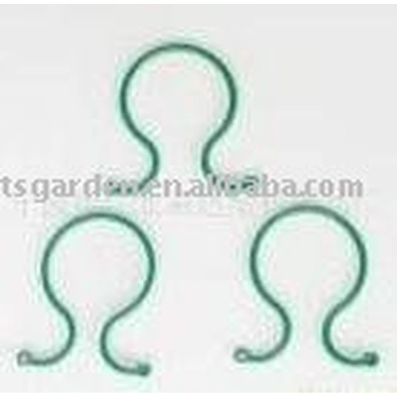 Plastic garden plant support clips