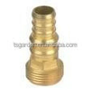 snap-on brass pipe fitting