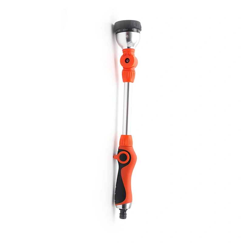 AL Plastic High Pressure Garden Lawn Irrigation 8 Functions Nozzle Water Spray Gun Wand