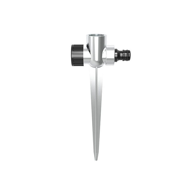 Zinc Alloy Garden Lawn Irrigation Water Sprinkler With Spike