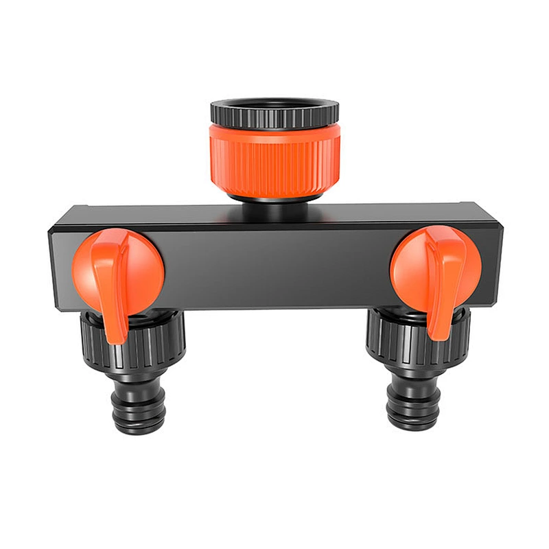 2 Way Garden Faucet Connector Hose Splitter Tap Adaptor For Water