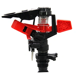 plastic impulse pivot irrigation system