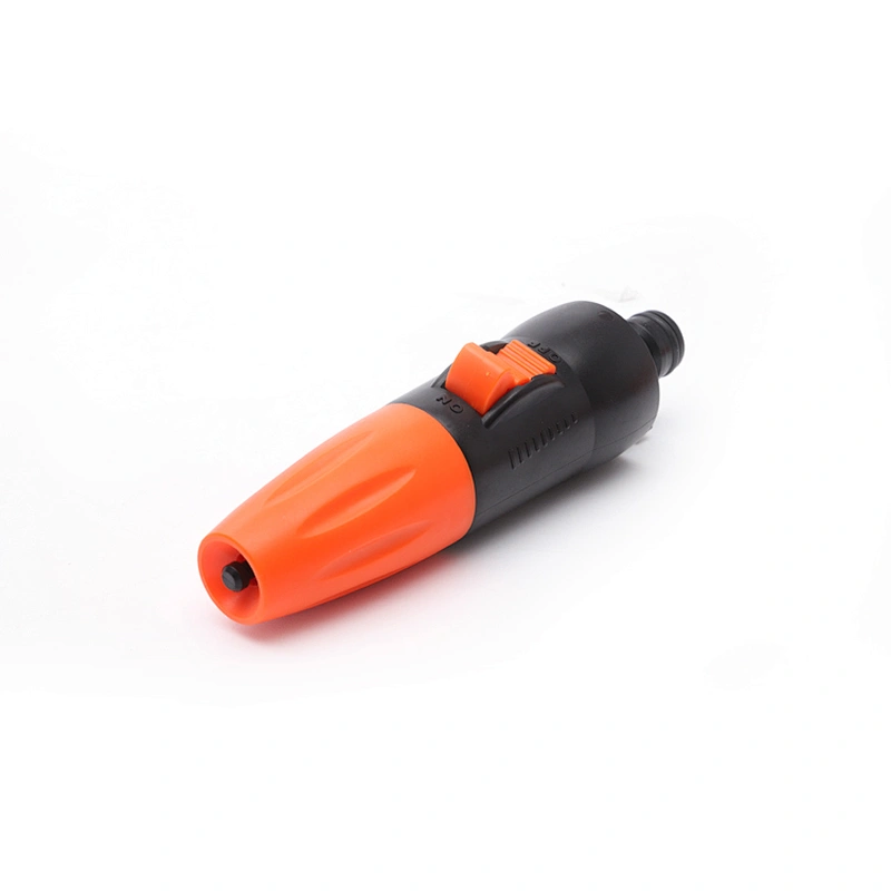 Plastic High Pressure Flow Adjustable Jet Water Spray Hose Nozzle