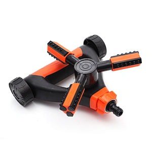 Garden Plastic 3 Arm 360 Degree Rotating Lawn Water Irrigation Sprinkler