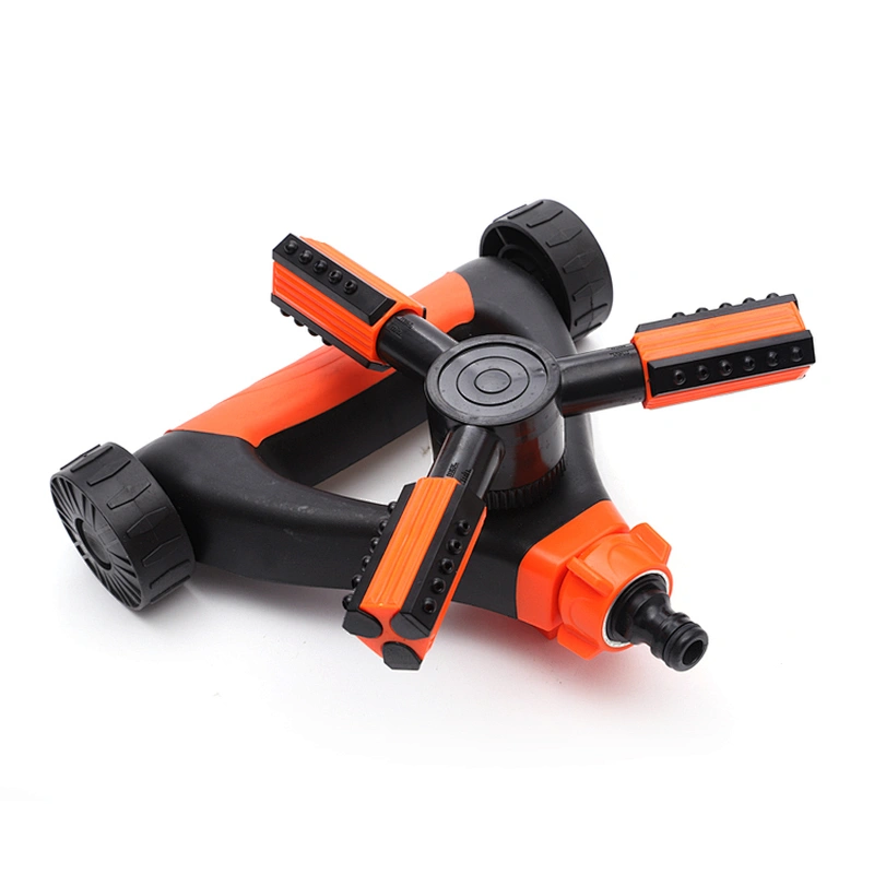 Garden Plastic 3 Arm 360 Degree Rotating Lawn Water Irrigation Sprinkler