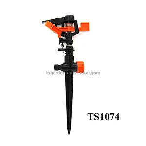 360 degree garden Plastic impulse garden water sprinklers with plastic spike
