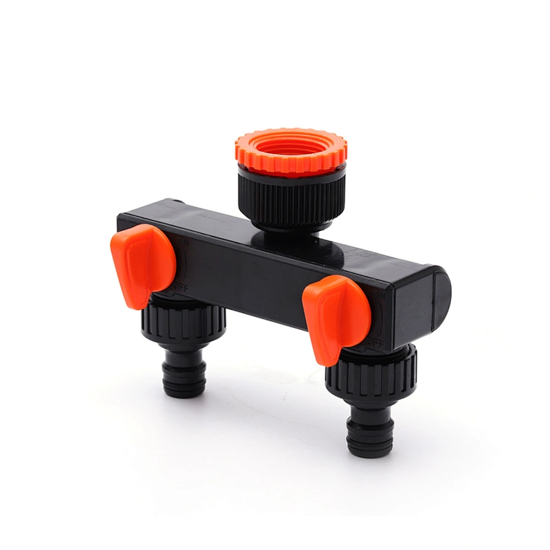 2 Way Garden Faucet Connector Hose Splitter Tap Adaptor For Water