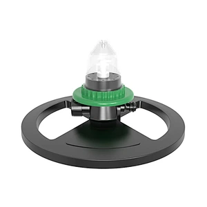 Garden Plastic Round Shape Based Water Irrigation Sprinkler With Hydroelectric Power Led