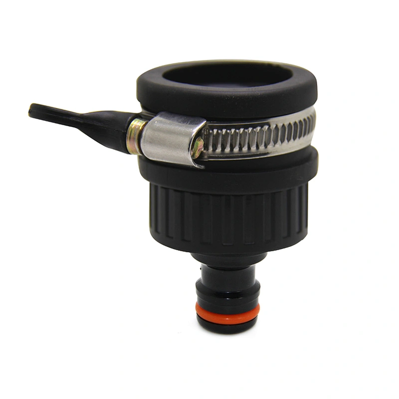 OEM ODM ABS Plastic Garden Round Tap Water Connector Adaptor