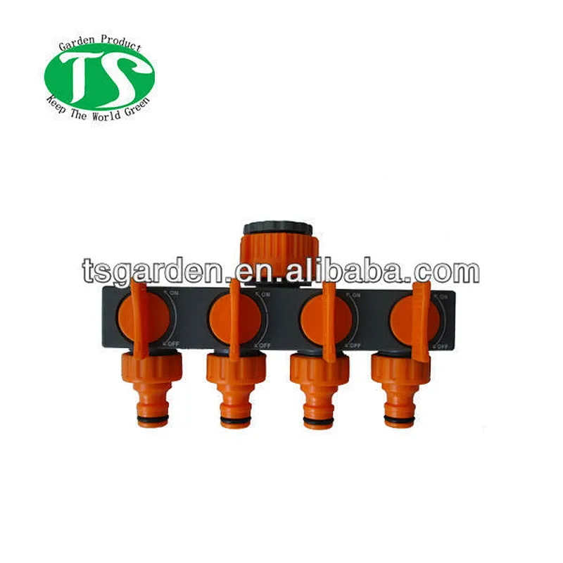 multiple outlet irrigation tap connector