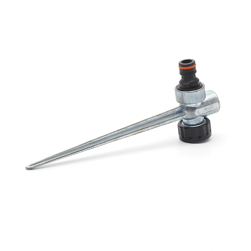 Zinc Alloy Garden Lawn Irrigation Water Sprinkler With Spike
