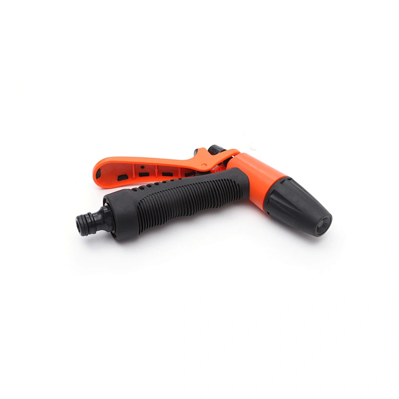 Plastic Back Trigger Garden Water Hose Nozzle Spray Gun With Soft Grip Handle