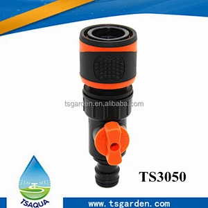 Connector with valve fits for 13-16mm hoses