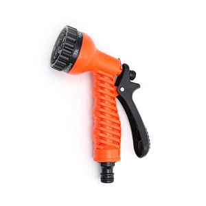 Garden Plastic 7 Pattern Trigger Water Nozzle Hose Spray Gun