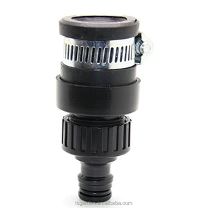 Round garden hose tap connector