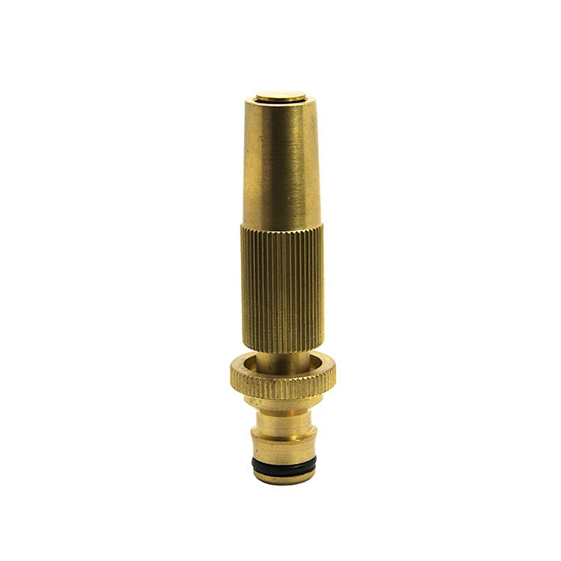 High Pressure Garden Brass Hose Water Misting Spray Nozzle with flow control