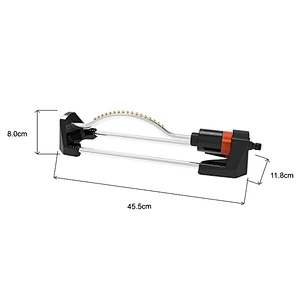 Garden Water Lawn Irrigation Automatic Oscillating Sprinkler Equipment