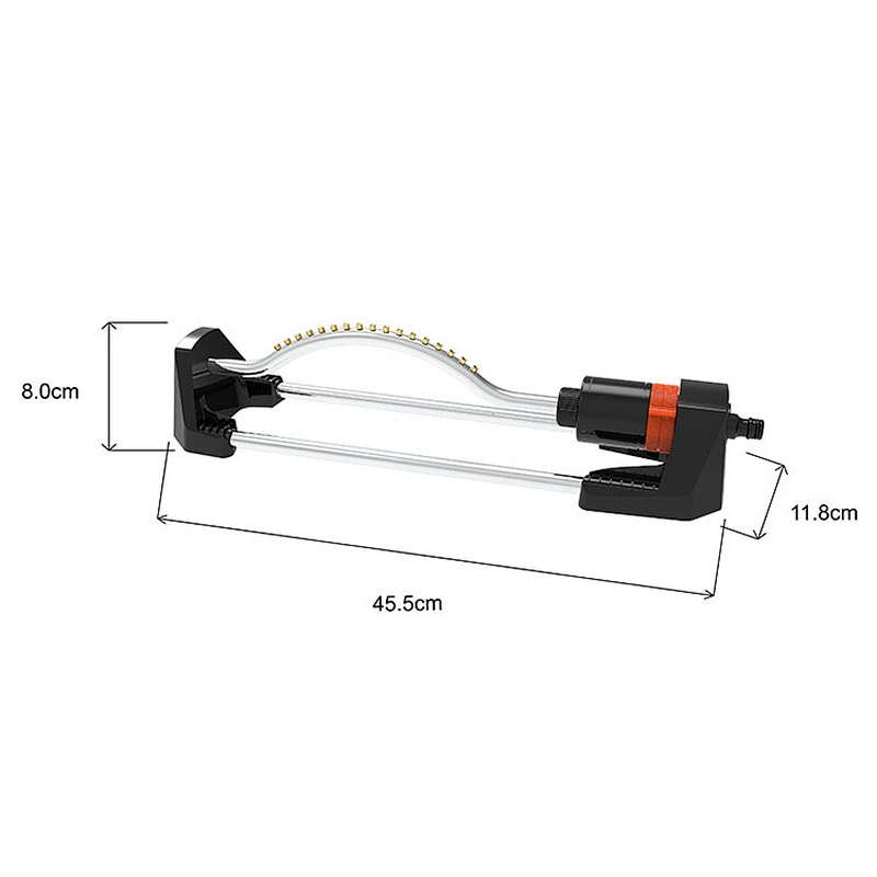 Garden Water Lawn Irrigation Automatic Oscillating Sprinkler Equipment