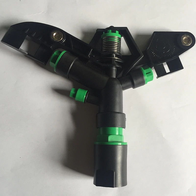 agricultural 3 way double shot sprinkler gun