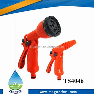 High Pressure 4pcs Plastic Garden Watering Spray Hose Nozzle Set