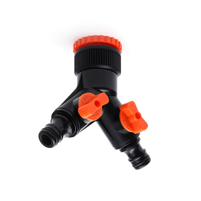 Plastic Garden 2 Way Garden Hose Splitter Hose Quick Connector