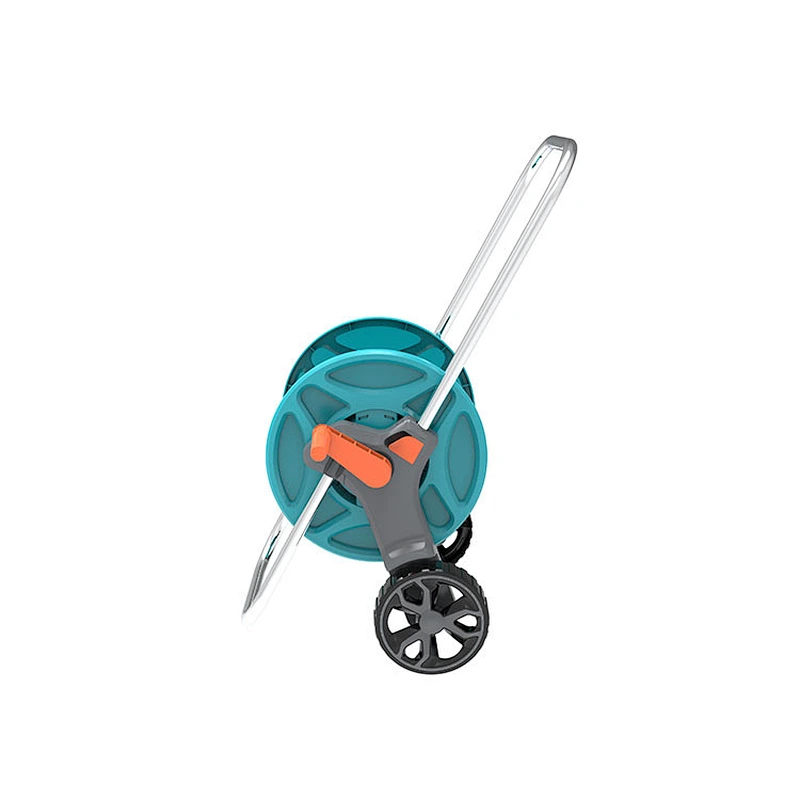 Hot Sale ABS Plastic Outdoor Garden Water Hose Reel Cart Trolley With 2 Wheels