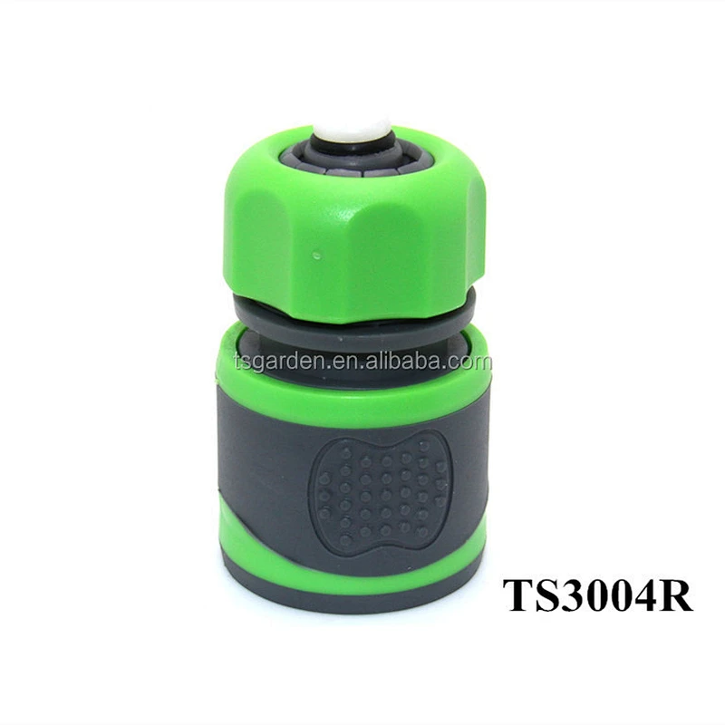 1/2'' comfort hose connector with soft grip with water stop