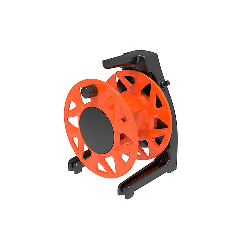 Garden Triangle Frame Water Hose Reel Cart With Soft Rotating Handle