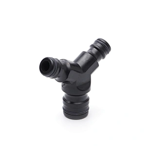 Plastic Garden High Flow Y Shaped Quick Hose Standard Water Connectors