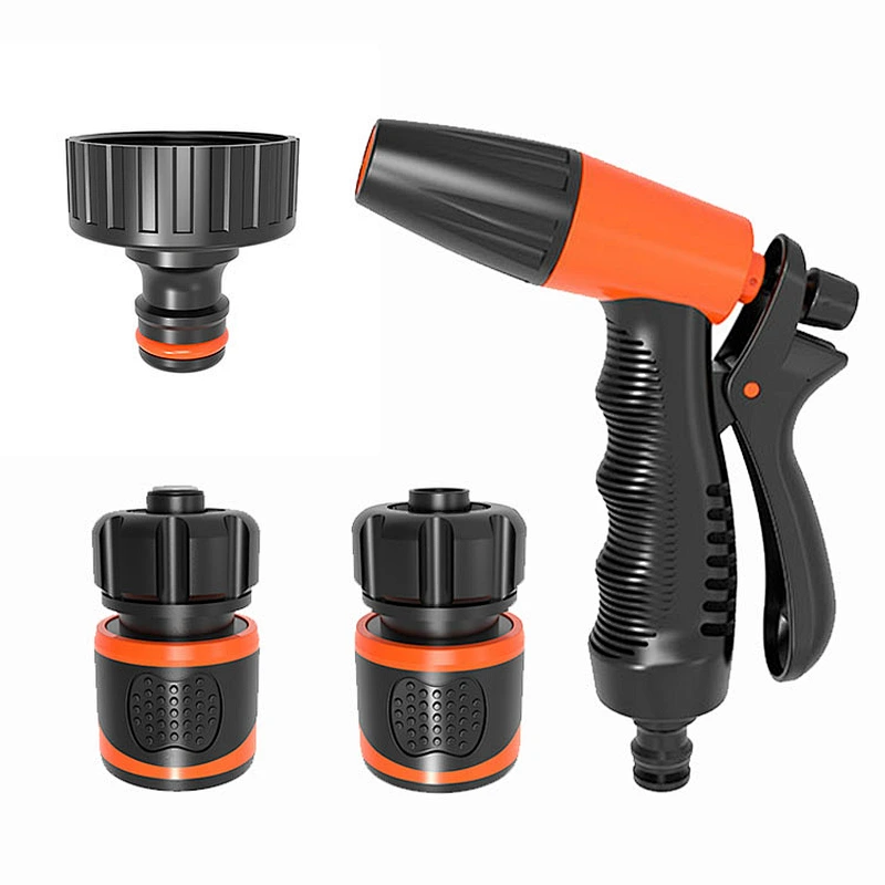 Best Garden Hose Nozzle High Pressure Water Spray Gun With Quick Connector Set